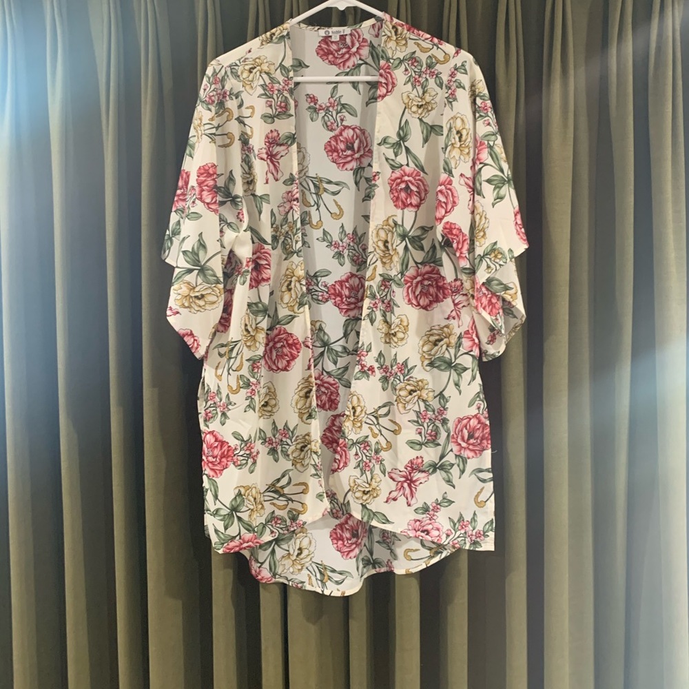 Floral cardigan